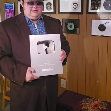 Trent Page's Youtube plaque.