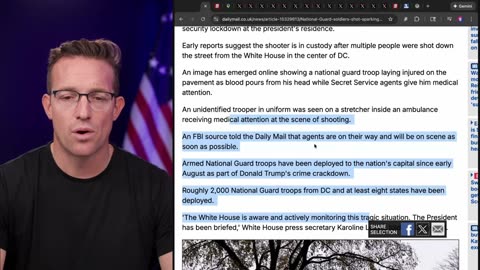 🚨Multiple US National Guardsmen SHOT in Targeted Asasinations at White House, DC on LOCKDOWN, Pray..