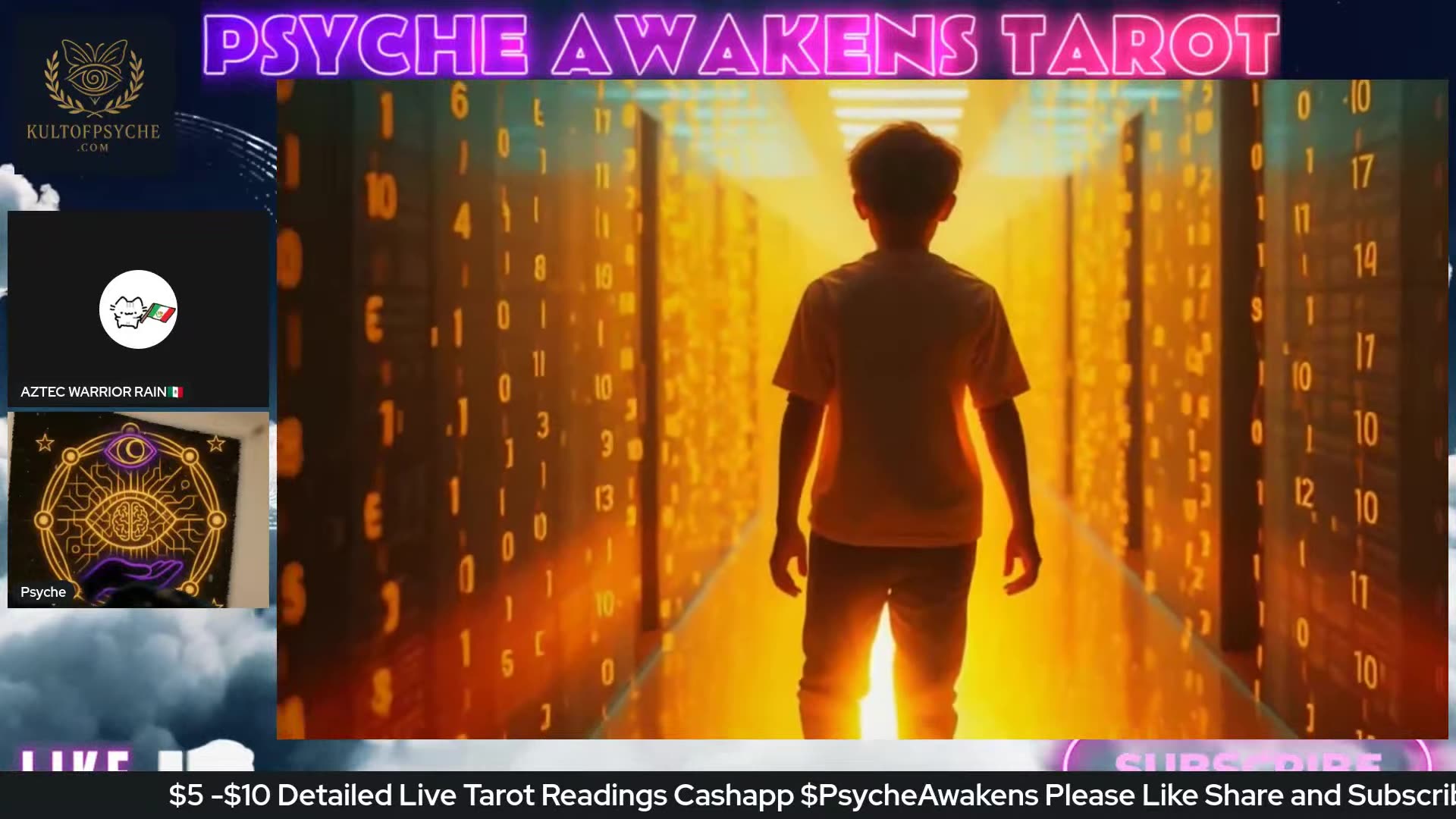 11/02/25 Psyche Awakens VOD: "Spooky Weekend Stream! Open Panel, Free Tarot Readings, Mischief"