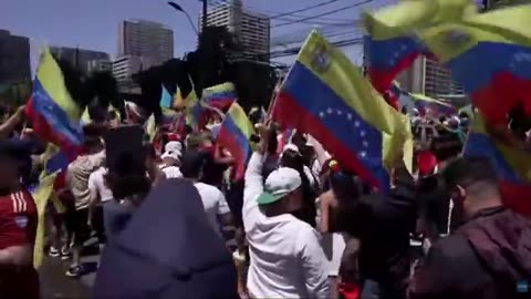 BREAKING: Thousands of Venezuelans have taken to the streets to celebrate