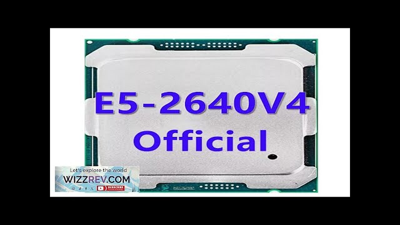 E5-2640V4 Official Version Xeon E5 2640 v4 CPU Processor 2.40Ghz 10-Cores 20-Thread Review