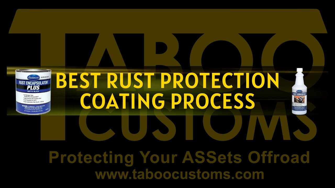 Best Frame Rust Prevention Coating Process!