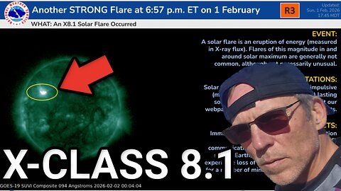 🚨 MAJOR SOLAR STORM ALERT - X-CLASS 8.1 Just Launched From Region 4366