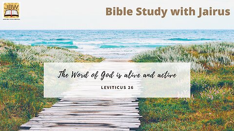 #Bible Study with #Jairus- #Leviticus 26 Repent our sins and ready for the revival