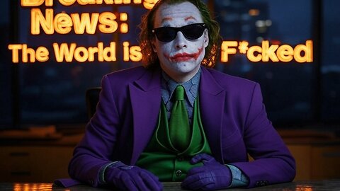 Breaking News: WE ARE F*CKED... why? Who cares... it's Saturday. Let's watch the world burn.