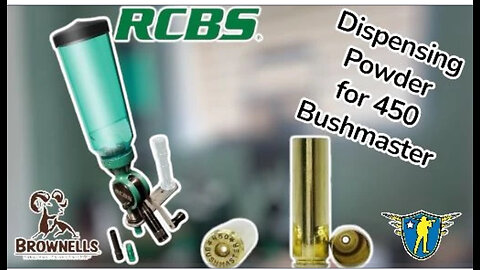 Powder Charging for 450 Bushmaster With RCBS Powder Dispenser !!