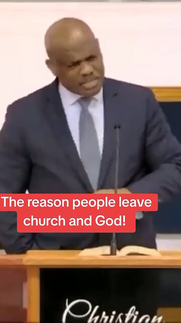 The reason people leave the church and God!