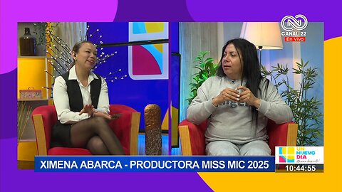 Ximena Abarca productora del Miss MIC 2025