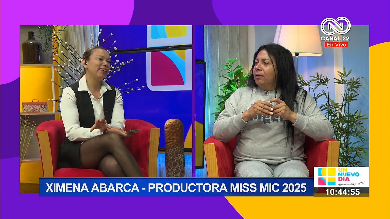 Ximena Abarca productora del Miss MIC 2025