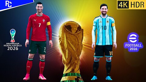 eFootball™ 2026 PC UHD 4K HDR 144 fps 🇵🇹Portugal vs 🇦🇷Argentina | Phil Gaming OP