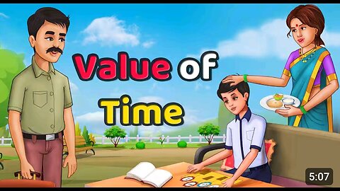 VALUE OF TIME | A Life Changing English Stories | Moral Stories
