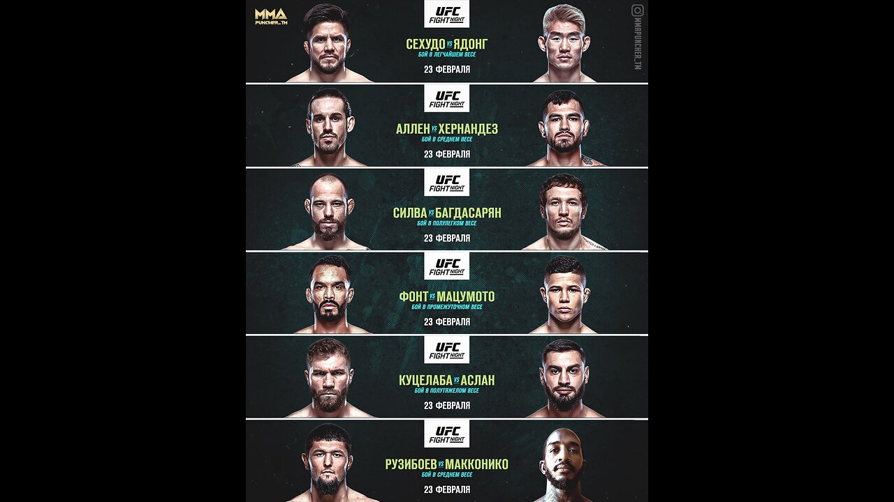 UFC Seattle . Разбор прелимов и прогноз на главный кард. Сонг Ядонг - Генри Сехудо .