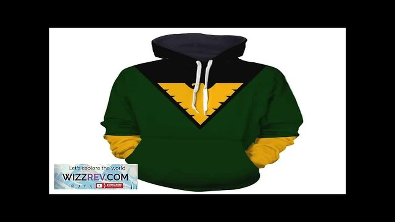 X-Men Dark Phoenix Superhero Green Uniform Cosplay Hoodie Review