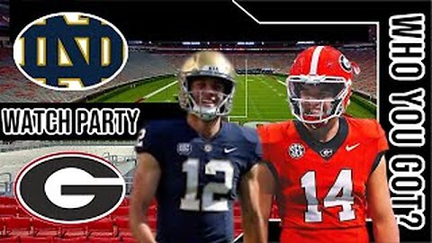 Notre Dame vs Georgia Bulldogs | Live Play by Play | CFP 24' Sugar Bowl 🏈🔥| Watch Party Stream