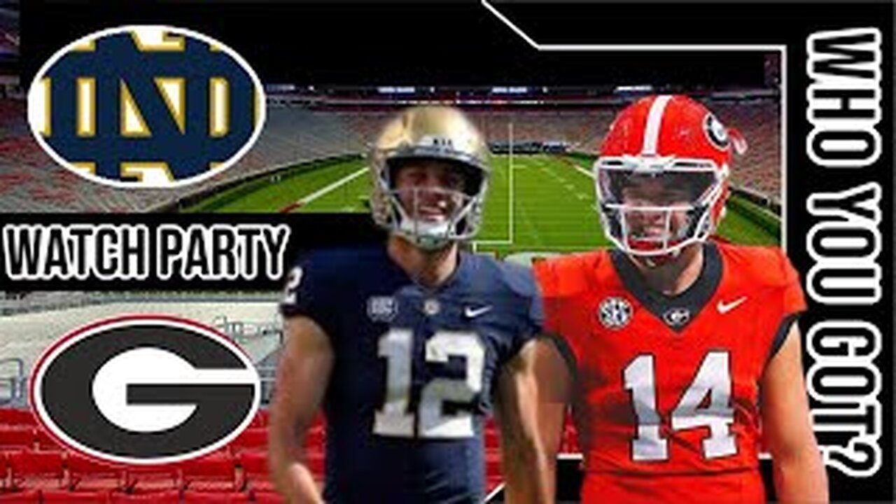 Notre Dame vs Georgia Bulldogs | Live Play by Play | CFP 24' Sugar Bowl 🏈🔥| Watch Party Stream