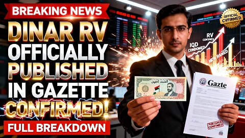 🚨 Breaking Dinar RV Officially Published — in Gazette CONFIRMED! ⚡ 💥 Iraqi Dinar News 2025