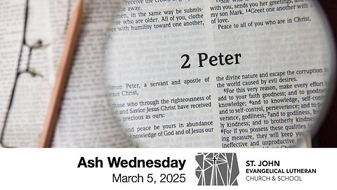 Ash Wednesday — March 5, 2025