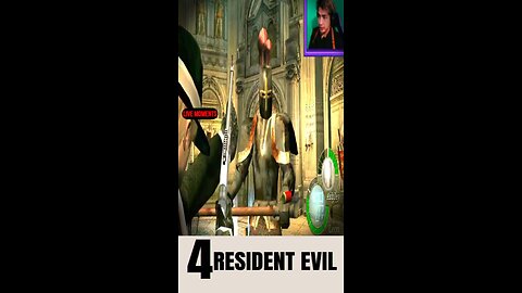 THE SCARIEST ENEMIES EVER - TYPE 2 ARMADURAS - Resident Evil 4 Live Moments #residentevil4 #shorts