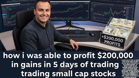 $200,000 PROFIT in 5 DAYS Trading Small Cap Stocks (My Strategy REVEALED)