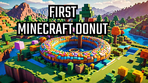 Build Your FIRST Modern Donut Base in Minecraft!