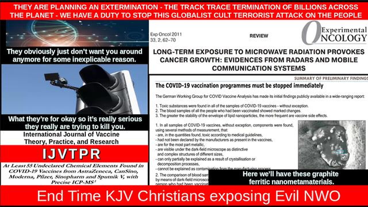 THEY ARE PLANNING AN EXTERMINATION - THE TRACK TRACE TERMINATION OF BILLIONS - MARK STEELE