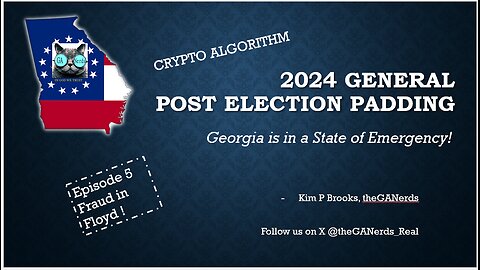 2024 Post Election Day Padding Episode 5 Crypto Algorithm