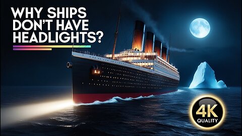 🚢 Why Don’t Ships Have Headlights? 🌌 The Titanic’s Hidden Lesson 🧊