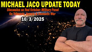 Michael Jaco, Ricardo Bossi & Derek Johnson Situation Update Oct 3: "Red October: Military Panel on Tribunals, Arrests & Domestic War"