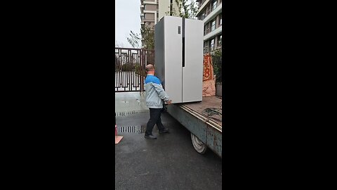 How can carry a refrigerator as big as one person!