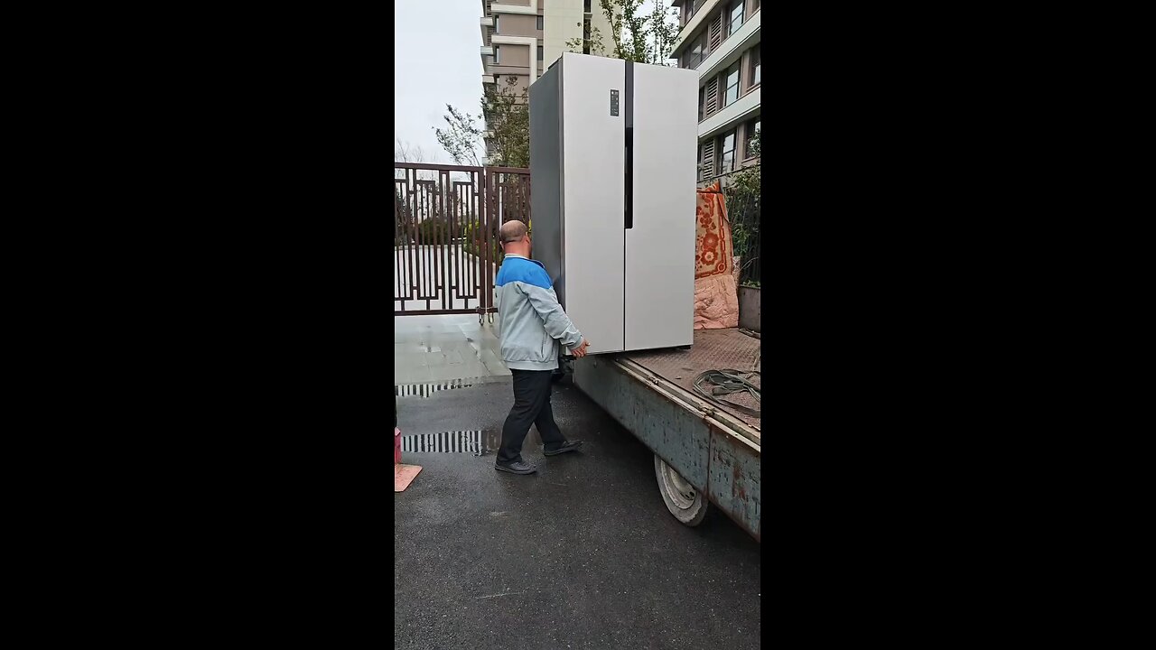 How can carry a refrigerator as big as one person!