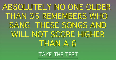 Who sang these songs?