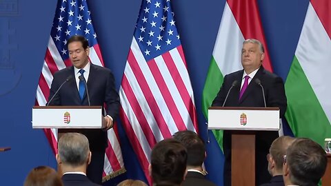 Secretary Rubio holds a joint press availability with Hungarian Prime Minister Viktor Orban