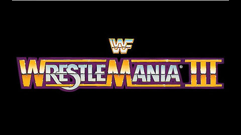 (1987.03.29) WWF Wrestlemania III - Full Show