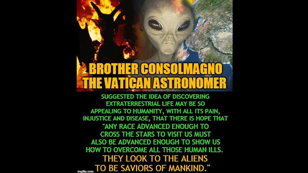 THEY LOOK TO THE ALIENS (LAB CREATED DEMONS)TO BE SAVIORS OF MANKIND ( LOTS MORE IN DESCRIPTION BOX)