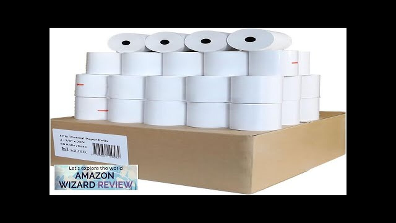 (50 Rolls) 3 1/8" x 230' BPA Free Premium A Grade POS Review