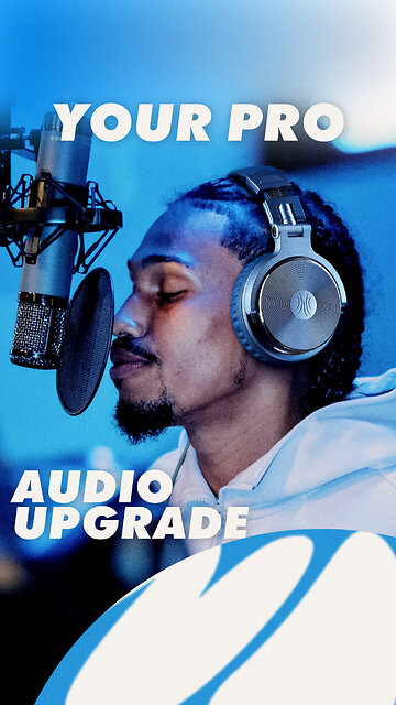 Professional Wired Headphones with Microphone