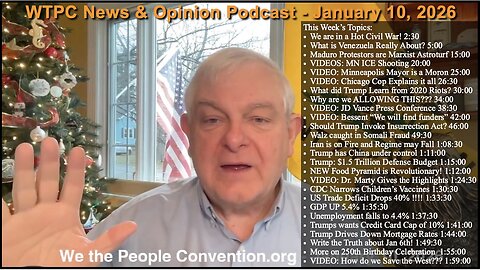We the People Convention Weekly News & Opinion 1-10-26