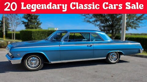 Legends Are Back! 20 Legendary Classic Cars for Sale from Original Owners – Rare Finds!