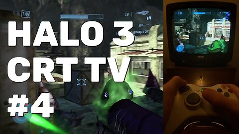 Halo 3 Walkthrough Part 4 (Xbox 360 CRT TV)
