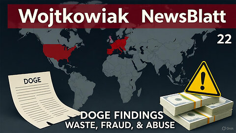 22. DOGE Ermittlungen über Verschwendung und Betrug in der öffentlichen Verwaltung 28.10.2025
