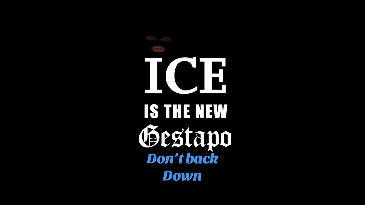 Don’t back down
