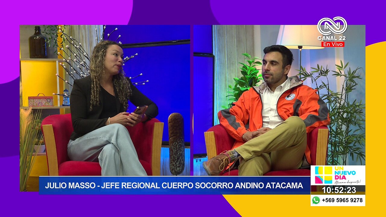 Julio Masso Jefe regional Cuerpo Socorro Andino Atacama