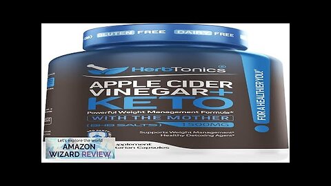 Herbtonics Apple Cider Vinegar Capsules Plus Keto BHB | Fat Burner Review