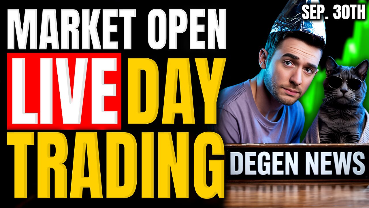 Government Shutdown, Stocks on Tilt & Live Trading Market Open