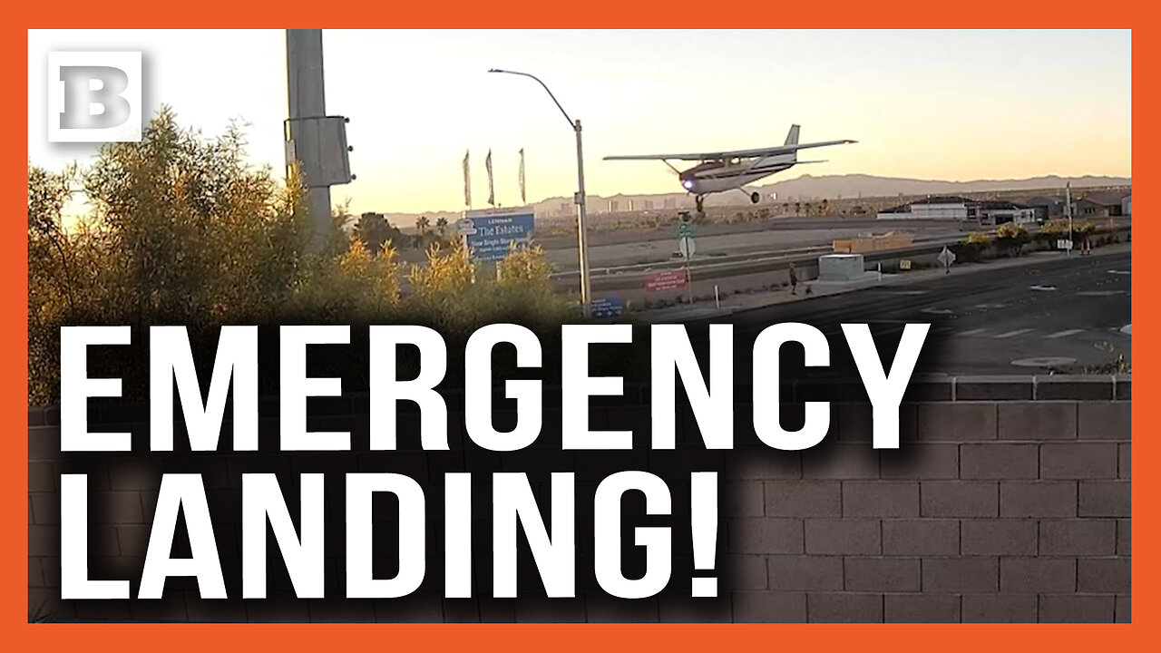 WOW! Plane Flies Right By Home Making Emergency Landing in the Street
