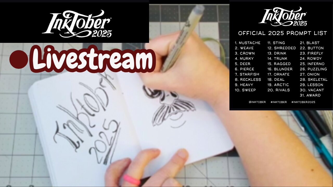 Inktober Stream - Day 6 Pierce