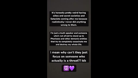 It’s weird being stalked