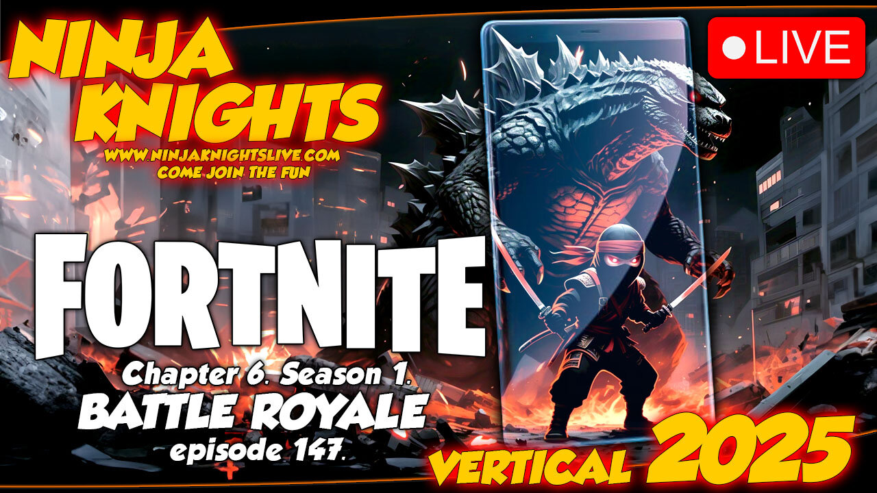 Fortnite Episode 147. #NinjaKnightsLive2025 #gaming #gamingcommunity #fortnitegameplay #letsplay