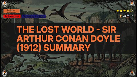 The Lost World - Sir Arthur Conan Doyle (1912) Summary (Professor Challenger - 1)