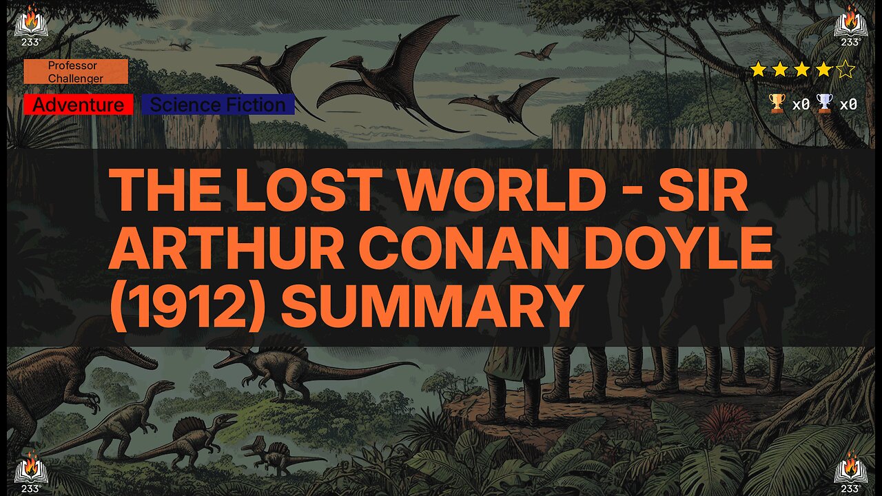The Lost World - Sir Arthur Conan Doyle (1912) Summary (Professor Challenger - 1)